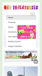 Mobile Screenshot of getinflatables.com